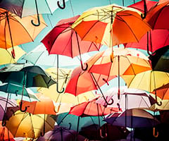 Brugerdefinerede paraplyer