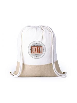 Badix personlig økologisk jute-snørepose
