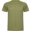 Camisetas técnicas roly montecarlo de poliéster militar con logo vista 1